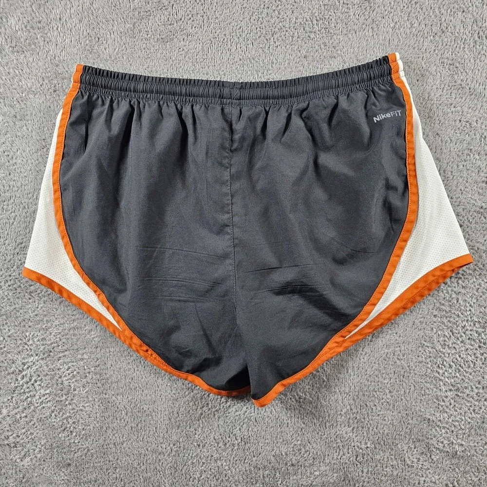 Nike Team Texas Longhorns‎ Running Shorts Womens Small Grey Orange NikeFIT NCAA